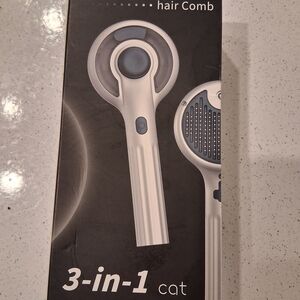 Pet Spray 3-in-1 Cat/Dog Hair Comb - Silver